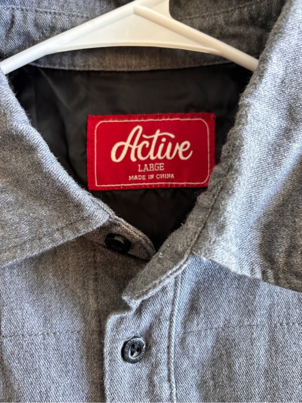 Active Ride Shop Gray Button-Front Shirt Jacket - Picture 5 of 6